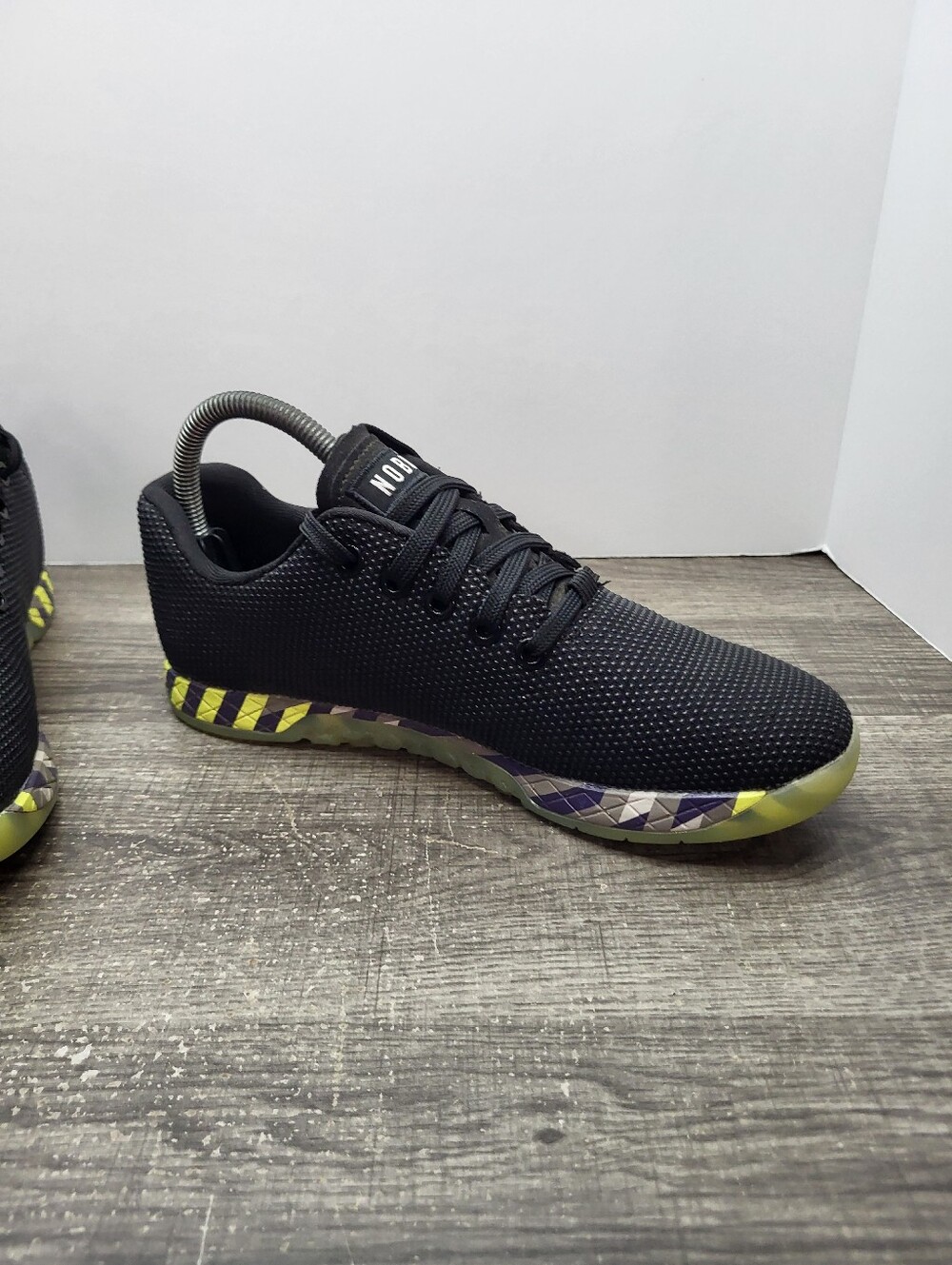 Nobull Trainer Shoes Black Yellow Impact Gym Workout Training Women’s Size 8 - Picture 3 of 10